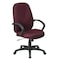Office Star Exec Chair, Fabric, Burgundy, 19-23"Seat Ht, Back Width: 21" EX2654-227 - alternate 1