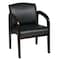 Office Star Collection: WD Visitors Chair, Black Seat, Black Back, 23" W 25-1/2" L 33-1/2" H, Fixed, Fabric Seat WD388-U6 - alternate 1