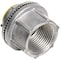 Hubbell Killark Conduit Fitting Grounding Hub, 3/4 in, Liquid-Tight, Zinc Alloy, Plain, Gray WH-2 - alternate 1