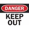 Tarifold Sign Inserts, Danger Keep Out, PK6 P1949KP - alternate 1