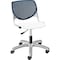 Kfi Task Chair, 15-1/2" to 20", Navy, White TK2300-BP03-SP08 - alternate 1