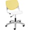 Kfi Task Chair, 15-1/2" to 20", White, Yellow TK2300-BP12-SP08 - alternate 1