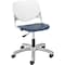 Kfi Task Chair, 15-1/2" to 20", White, Navy TK2300-BP08-SP03 - alternate 1