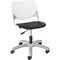 Kfi Task Chair, 15-1/2" to 20", Black, White TK2300-BP08-SP10 - alternate 1