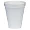 Dart Disposable Cup, Hot/Cold, Foam, 10 oz, White, PK1000 10J10 - alternate 1