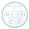 Dart Lid for 12 to 24 oz. Hot/Cold Cup, Flat, Identification Buttons, Straw Slot, Clear, Pk1000 16SL - alternate 1