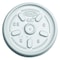 Dart Lid for 2 to 6 oz. Hot Cup, Flat, Vented, White, Pk1000 6JL - alternate 1