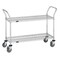 Zoro Select Utility Cart, Cap 400 Lb, 36x18, 2 Shelves UC2-1836LZ - alternate 1