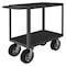 Zoro Select Instrument Cart with Flush Metal Shelves, Steel, 1,200 lb Load Capacity, 2 Shelves, 66 1/2 in L RIC-1830-2-8SPN-95 - alternate 1