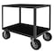 Zoro Select Instrument Cart with Flush Metal Shelves, Steel, 1,200 lb Load Capacity, 2 Shelves, 66 in L RIC30362NH8SPN95 - alternate 1