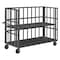 Zoro Select Single-Side-Access Slat-Wall Metal Stock Truck, Steel, 3,000 lb Load Capacity, 2 Shelves OPTFB-7230-1AS-95 - alternate 1