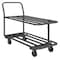 Zoro Select Easy Access & Load Low-Profile Utility Cart with Metal Shelves & Tube Frame, Steel, 2 Shelves EPTT183625PO95 - alternate 1