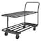 Zoro Select Easy Access & Load Low-Profile Utility Cart with Metal Shelves & Tube Frame, Steel, 2 Shelves EPTT184825PO95 - alternate 1
