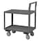 Zoro Select Low-Profile Utility Cart with Lipped & Flush Metal Shelves, Steel, 1,400 lb Load Capacity, 48 in L LDO-3036-2-5PO-95 - alternate 1