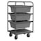 Durham Mfg Steel Vertical Rack-Style Tub Cart, 300 lb Load Capacity, 26 in Overall L, 42 in Overall H TBR-183042-3-5PO-95 - alternate 1