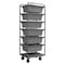 Durham Mfg Steel Vertical Rack-Style Tub Cart, 600 lb Load Capacity, 26 in Overall L, 74 in Overall H TBR-183072-6-5PO-95 - alternate 1