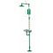 Haws Shower with Eyewash, Floor Mount, Epoxy-Coated Galvanized Steel Pipe, 93 in H, Stainless Steel Bowl 8300CRP-8309CRP - alternate 1