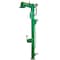 Haws Shower with Eyewash, Floor Mount, Stainless Steel Pipe, 95 1/2 in H, No Bowl Bowl, Green 8317CTFP - alternate 1