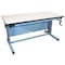 Pro-Line Hand Crank Height Adjustable Work Bench, Laminate, 30" W, 30" to 42" Height, 330 lb., Cantilever EL6030P-L14 - alternate 1