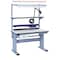 Pro-Line Electric Workbenches, ESD Laminate, 30" W, 30-1/2" to 46-1/2" Height, 1000 lb., Cantilever MVSII6030C-L14 - alternate 2