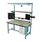 Pro-Line Bolted Workbenches, ESD Laminate, 60" W, 30" to 36" Height, 5000 lb., Straight HD6030C/L14/HDLE - alternate 2