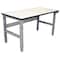 Pro-Line Bolted Workbench, Laminate, 60 in W, 30 in to 36 in Height, 850 lb, Straight IWB6036P - alternate 1