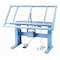 Pro-Line Electric Workbench, Steel, 72 in W, 24-1/2 in to 40-1/2 in Height, 600 lb, Cantilever EWH7236-L14 - alternate 1