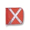 Checkers Warning Whip Flag Reflexite X, Orange, Nylon Mesh, Mounting Clip FS9025-16-O - alternate 1