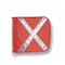 Checkers Warning Whip Flag Reflexite X, Orange, Nylon Mesh, Mounting Clip FS9025-O - alternate 1