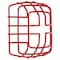Safety Technology International Wire Cage, Steel, Flush Mount, 6 1/8 in W x 7 3/8 in H x 3 3/8 in D, Red STI-9705-R - alternate 3