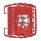 Safety Technology International Wire Cage, Steel, Surface Mount, 6 3/4 in W x 7 1/2 in H x 6 1/8 in D, Red STI-9708-R - alternate 1