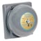 Edwards Signaling Vibrating Bell, Continuous, 24V DC, 90 dB, Steel, Surface Mount, 4 in Diameter, Indoor/Outdoor 435-4G1 - alternate 1