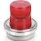 Edwards Signaling Warning Light, Red, 40W Halogen, 120V AC, 65 FPM, 6 in Dia., 1/2 in NPT Pipe 50R-N5-40WH - alternate 1
