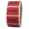 Novavision TamperEvidentLabels, Acrylic, PK254 XSG21-11RESN-250 - alternate 1