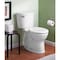 American Standard Toilet Bowl, 1.6 gpf, Gravity Fed, Floor Mount, Elongated, White 3195A101.020 - alternate 2