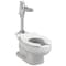 American Standard Toilet Bowl, 1.28 to 1.6 gpf, Flushometer, Floor Mount, Round, White 2282001.020 - alternate 2
