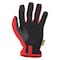 Mechanix Wear FastFit(R) Mechanics Gloves, Synthetic Leather Palm, TrekDry Back, 10, Red MFF-02-010 - alternate 6