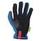 Mechanix Wear FastFit(R) Mechanics Gloves, Synthetic Leather Palm, TrekDry Back, 10, Blue MFF-03-010 - alternate 3