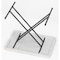 Iceberg IndestrucTable Classic Personal Folding Table, Platinum Granite Top, 20 in W x 30 in L x 29 in H 65490 - alternate 3