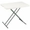 Iceberg IndestrucTable Classic Personal Folding Table, Platinum Granite Top, 20 in W x 30 in L x 29 in H 65490 - alternate 1