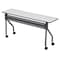 Iceberg OfficeWorks Mobile Training Table, Gray Top, Charcoal Frame, 18 in W x 60 in L 68057 - alternate 1