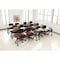 Iceberg OfficeWorks Mobile Training Table, Mahogany Top, Black Frame, 18 in W x 60 in L 68058 - alternate 2