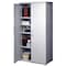 Iceberg Rough n Ready Storage Cabinet, Platinum Granite, HDPE, 4 Shelves, 36 in W x 22 in D x 72 in H 92573 - alternate 1