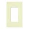 Lutron Designer Wall Plates, Number of Gangs: 1 Gloss Finish, Almond CW-1-AL - alternate 1