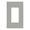 Lutron Designer Wall Plates, Number of Gangs: 1 Gloss Finish, Gray CW-1-GR - alternate 1