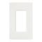 Lutron Designer Wall Plates, Number of Gangs: 1 Satin Finish, Snow SC-1-SW - alternate 1