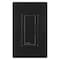 Lutron Dimmer, Maestro, CFL/LED, Black MACL-153M-BL - alternate 1