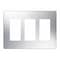 Lutron Designer Wall Plates, Number of Gangs: 3 Stainless Steel, Satin Finish, Stainless Steel CW-3-SS - alternate 1