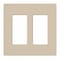 Lutron Designer Wall Plates, Number of Gangs: 2 Satin Finish, Taupe SC-2-TP - alternate 1