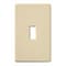 Lutron Traditional Fassada Wall Plates, Number of Gangs: 1 Gloss Finish, Ivory FG-1-IV - alternate 1